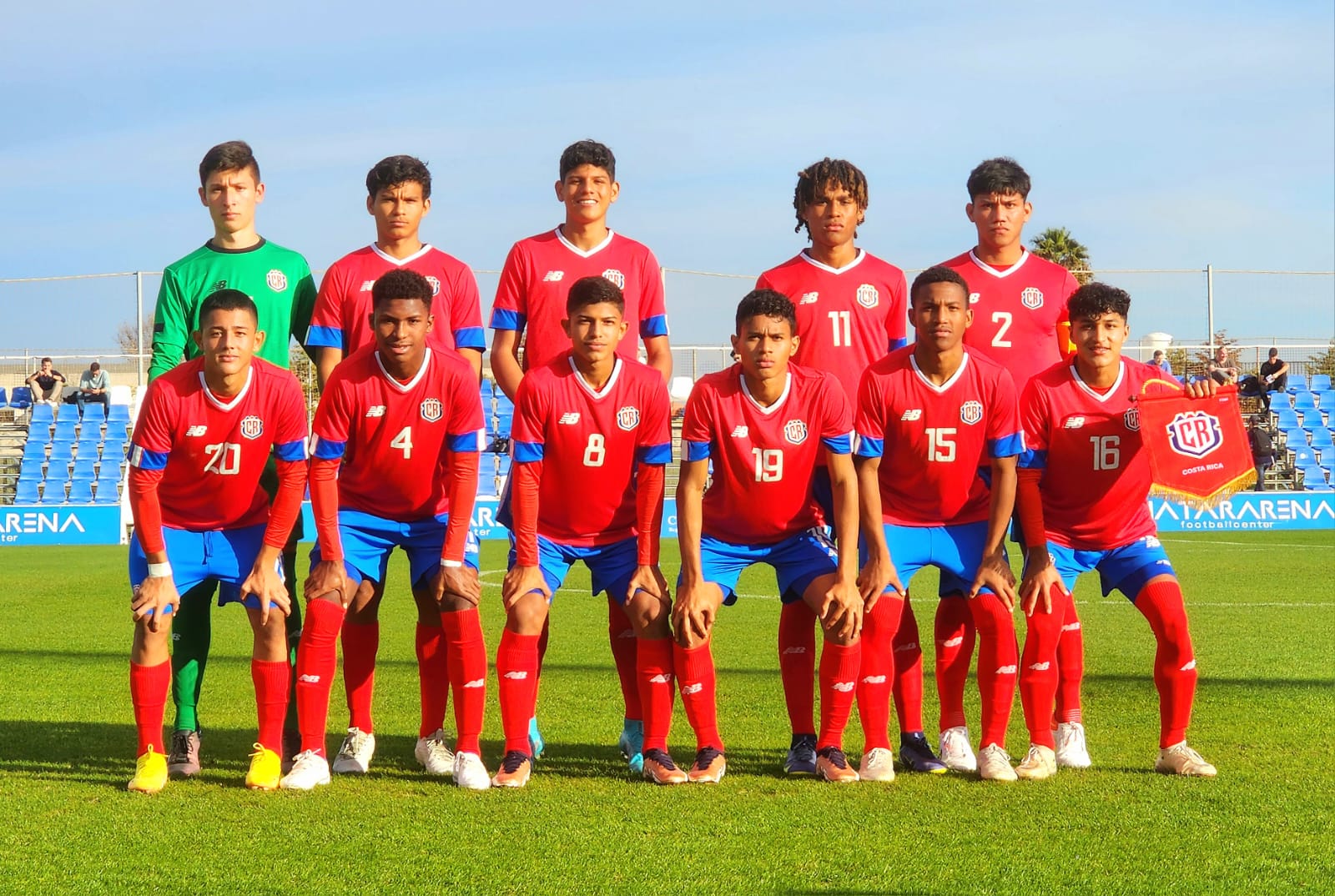 Calendario de Costa Rica para el Premundial Sub17 de Concacaf en